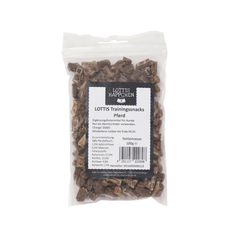 LOTTIS HÄPPCHEN Trainingssnack Pferd 100 g Jetzt Kaufen